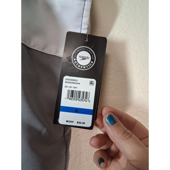 NWT Speedo Swimsuit Trunks Board Shorts Beach Summer Pool Men's Size XL - Picture 4 of 7